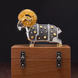 Сувенир из серебра "Знак зодиака - Овен"